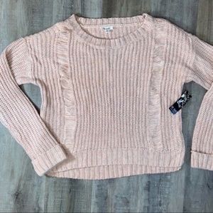 One Hart | Marled Boat Neck Knitted